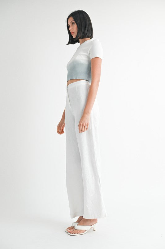 Ombré Crew Crop Top