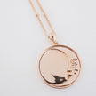 Moon Face Pendant Necklace