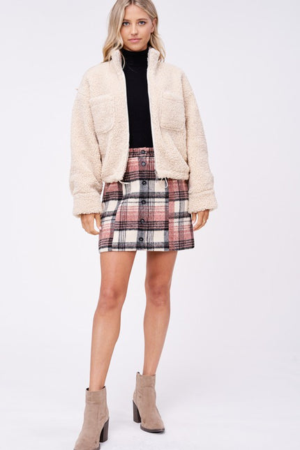 Collared Fur Jacket