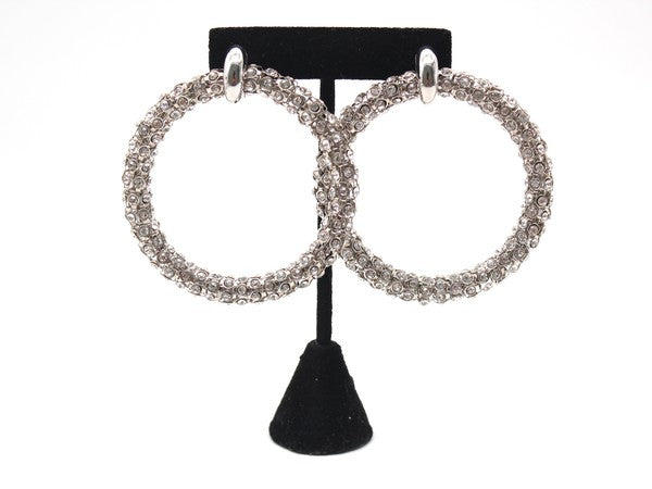 Rhinestone Hoops