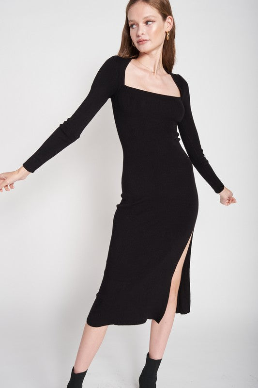 Long Sleeve Midi Dress