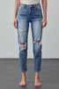 High Rise Girlfriend Jeans