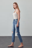 High Rise Girlfriend Jeans