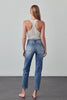 High Rise Girlfriend Jeans