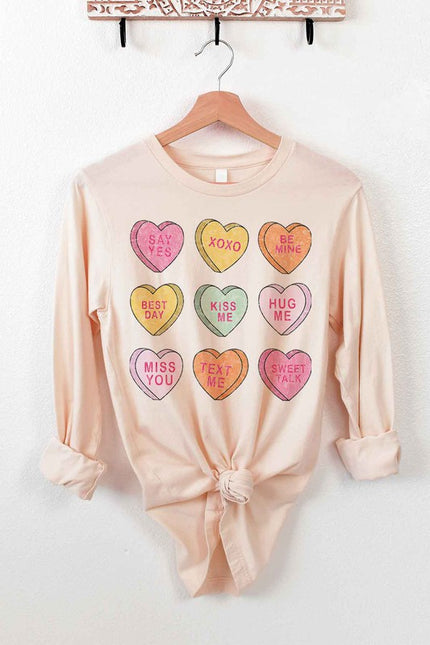 Valentine Candy Long Sleeve Tshirt