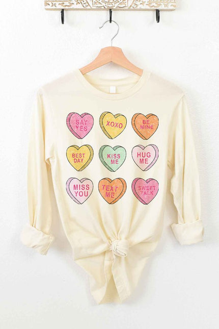 Valentine Candy Long Sleeve Tshirt