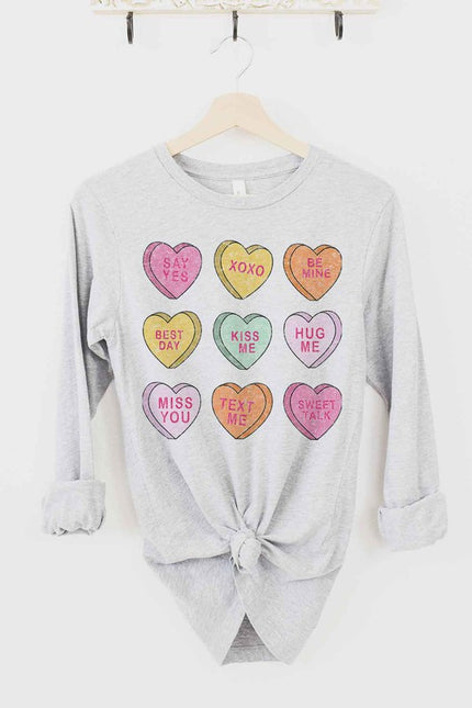 Valentine Candy Long Sleeve Tshirt