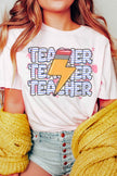 Pencil Lightening Teacher Tshirt