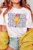 Pencil Lightening Teacher Tshirt