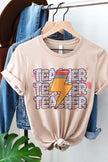 Pencil Lightening Teacher Tshirt