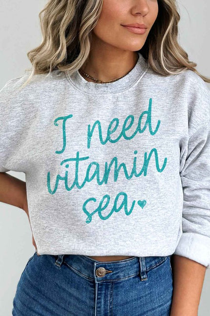 I Need Vitamin Sea Oversized Tshirt