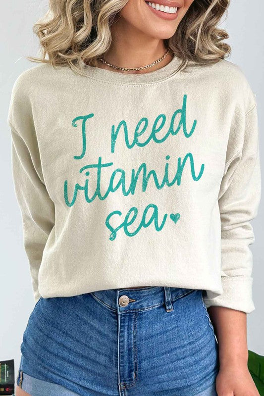 I Need Vitamin Sea Oversized Tshirt