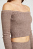 Off Shoulder Long Sleeve Top