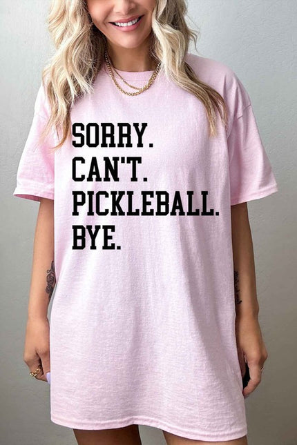 Sorry Can’t Pickleball Tshirt