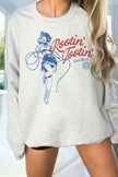 Rootin Tootin Country Crop Sweatshirt