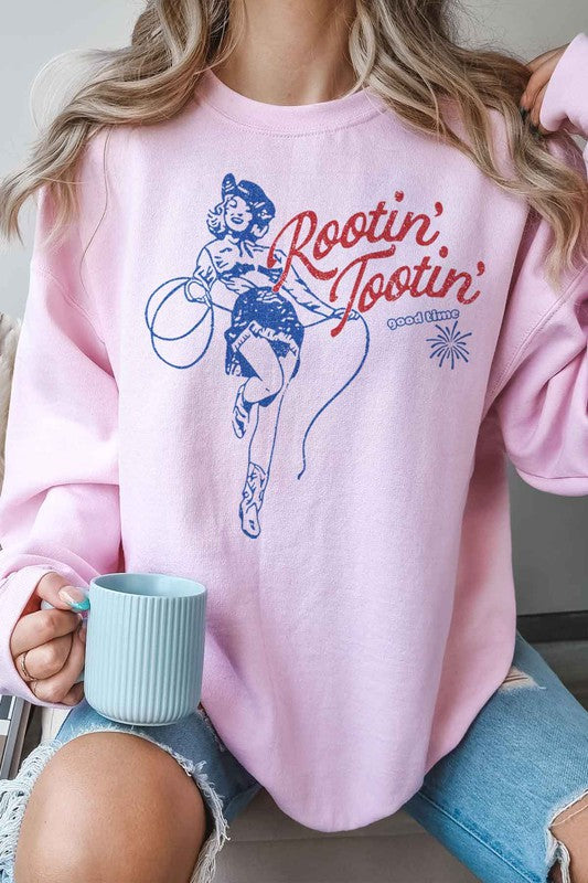 Rootin Tootin Country Crop Sweatshirt