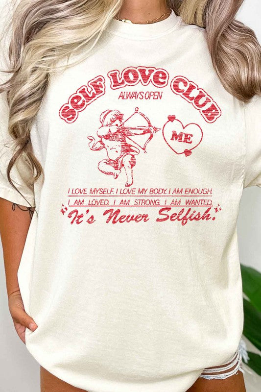 Self Love Club Oversized Shirt