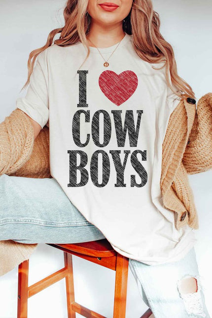 I Love Cowboys Tshirt