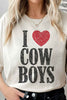 I Love Cowboys Tshirt