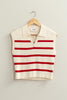 Striped Polo Vest