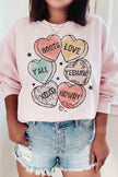 Valentines Candy Sweatshirt