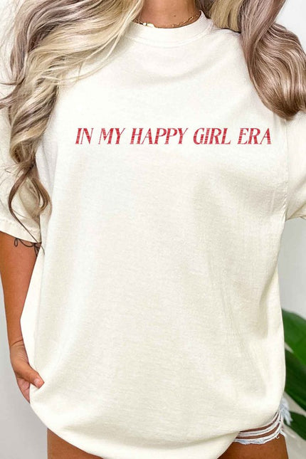 In My Happy Girl Era Oversized Tshirt