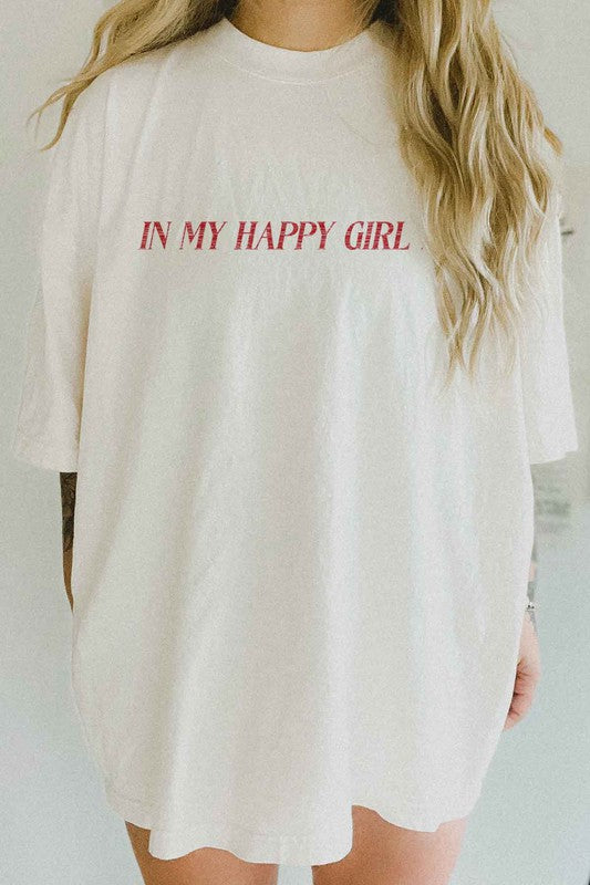 In My Happy Girl Era Oversized Tshirt