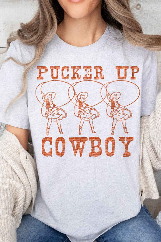 Pucker Up Cowboy Tshirt