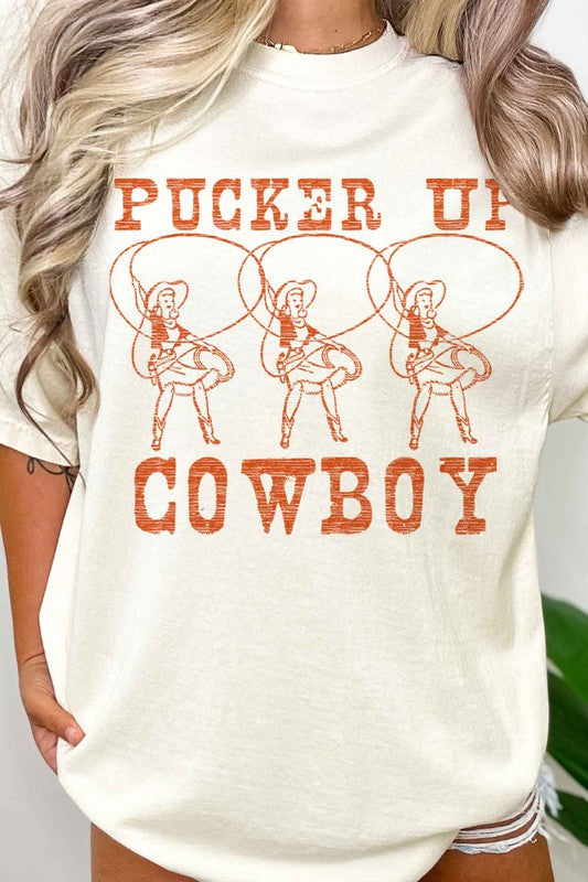 Pucker Up Cowboy Tshirt