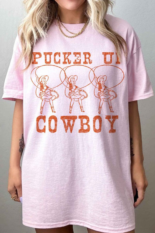 Pucker Up Cowboy Tshirt