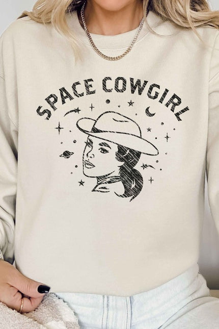 Space Cowgirl Western country Graphic Sweatshirt