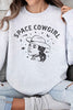 Space Cowgirl Western Country Oversized Sweatshirt