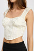 Puff Sleeve Corset Top