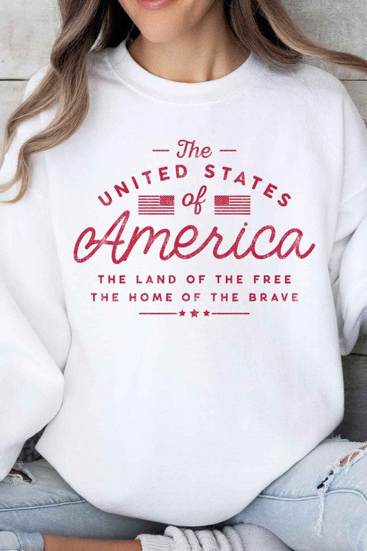 United States of America Oversized Sweatshirt