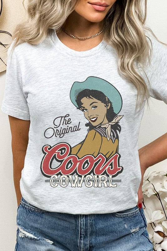 The Original Coors Cowgirl Graphic T Shirts