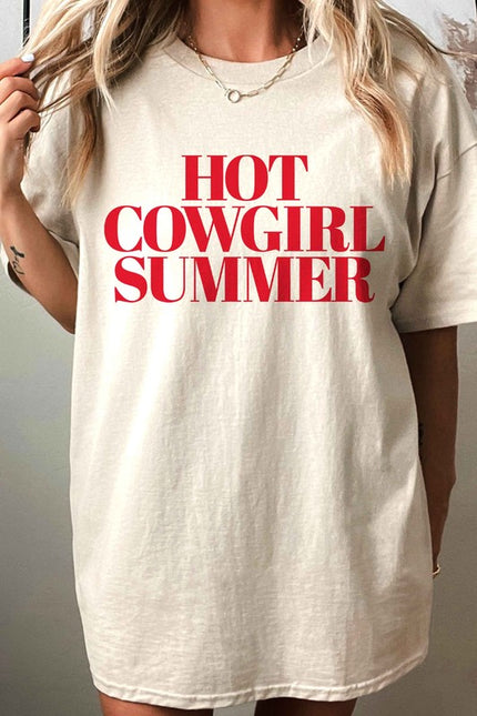 Hot Cowgirl Summer Graphic Shirt