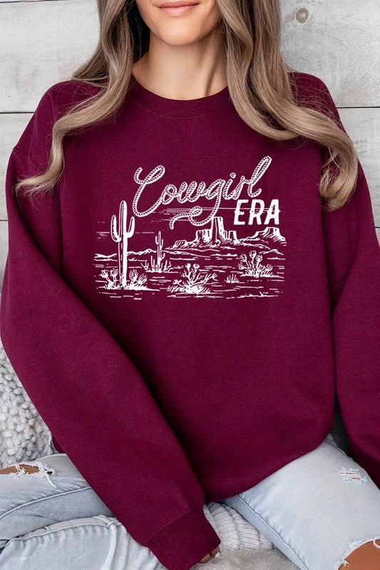 Cowgirl Era Graphic Fleece Sweatshirts