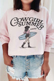 COWGIRL SUMMER WESTERN GRAPHIC SWEATSHIRT