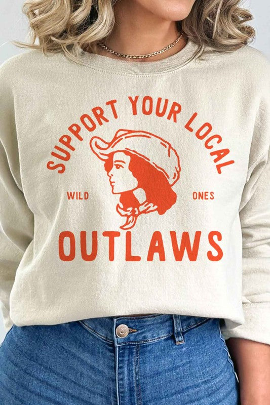 Supports Your Local Outlaws Sweatshirt