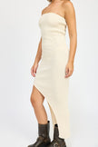 Asymmetrical Ribbed Dress