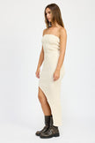 Asymmetrical Ribbed Dress