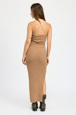 Asymmetrical Ribbed Dress