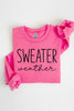 Sweater Weather Graphic Fleece Sweatshirts