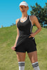 Racerback Tennis Dress with Shorts