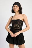 Lace Tube Top