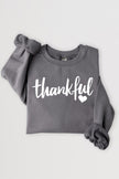 Thankful Heart Graphic Fleece Sweatshirts