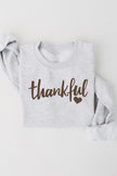 Thankful Heart Graphic Fleece Sweatshirts