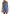 Denim scoop neck overall dress