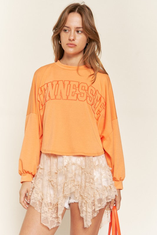 Tennessee Orange Long Sleeve Top