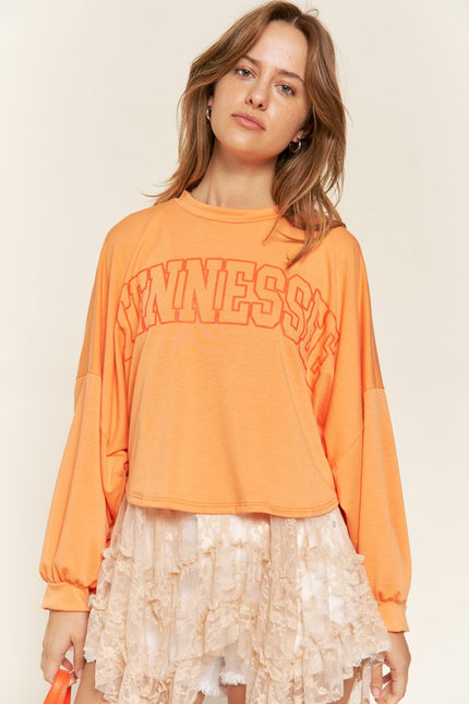 Tennessee Orange Long Sleeve Top